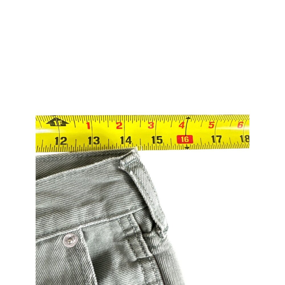 Abercrombie & Fitch Men's Pants Light Green Distressed Utility 28x30 Loose Fit - Picture 9 of 11